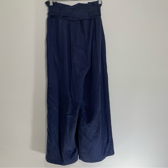 Naked Zebra Navy Belted Trousers - Picture 5 of 11
